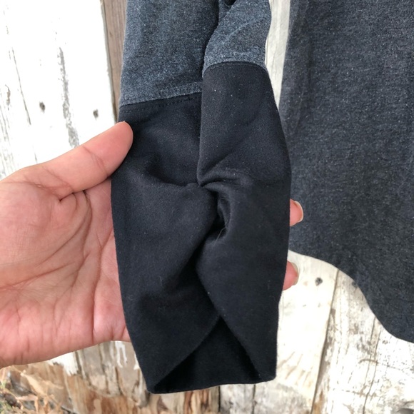 Puma Hoodie Black Thumbhole Ruched Sleeve - Picture 4 of 5